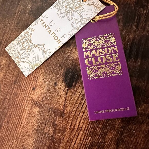 🔥 FIRE SALE CLOSET CLOSING🔥 Maison Close Triangle Back Hook Bra White 34B - Picture 3 of 10